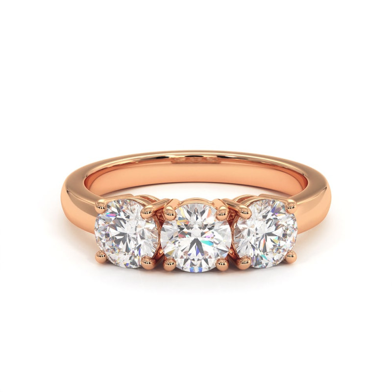 سوليتير ألماسة Trilogy يلانـا I – ذهب عيار 18 أو بلاتين