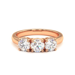 سوليتير ألماسة Trilogy يلانـا I – ذهب عيار 18 أو بلاتين