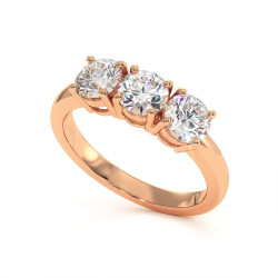 سوليتير ألماسة Trilogy يلانـا I – ذهب عيار 18 أو بلاتين