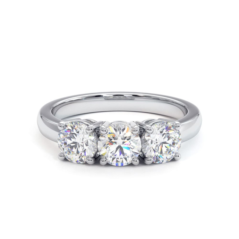 سوليتير ألماسة Trilogy يلانـا I – ذهب عيار 18 أو بلاتين