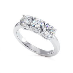 سوليتير ألماسة Trilogy يلانـا I – ذهب عيار 18 أو بلاتين