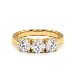 سوليتير ألماسة Trilogy يلانـا I – ذهب عيار 18 أو بلاتين