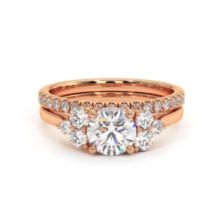 Solitaire Diamant Etoile d'Amour