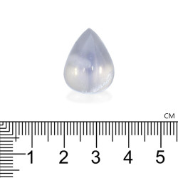 blauwe maansteen peervormig GROEN 22,80 karaat