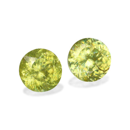 Esfena taille ROND Lemon Yellow 3.85 carats