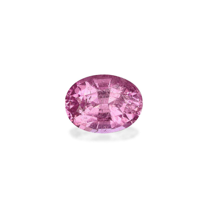 Kupfer-Turmalin lengte OVAL Kaugummirosa 2.92 karaten