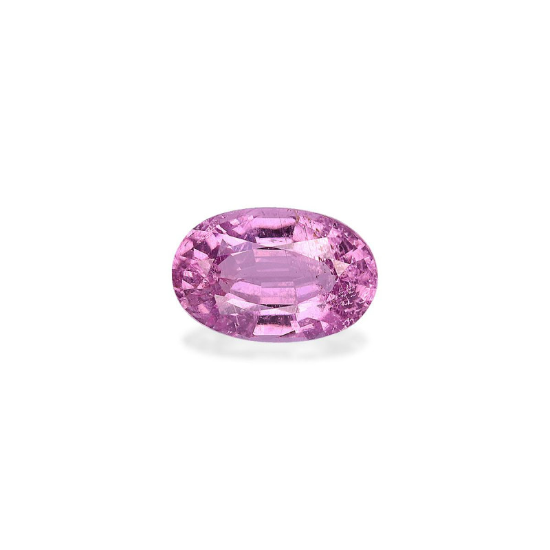 Kupfer-Turmalin lengte OVAL Kaugummirosa 1.43 karaten