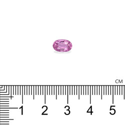 Ovale Bubblegum Roze Koper Toermalijn 1.43 karaat