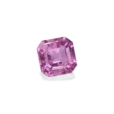 SQUARE-cut Cuprian Tourmaline Cotton Pink 1.75 carats