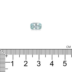 Paraiba Toermalijn Groene Kussen Geslepen 1.42 karaat