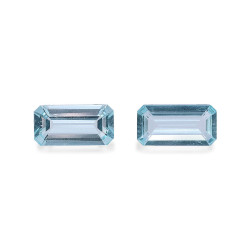 RECTANGULAR-cut Aquamarine...