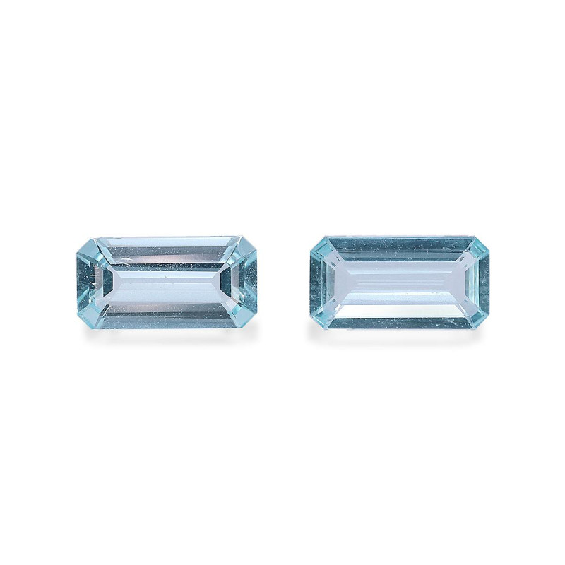 海蓝宝 taille 矩形的 绿色 2.54 carats