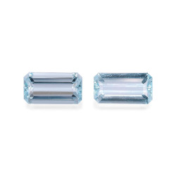 海蓝宝 taille 矩形的 绿色 3.63 carats
