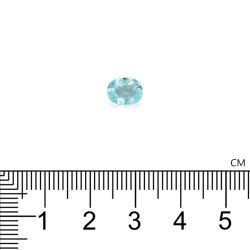 Ovale Baby Blauwe Paraiba Toermalijn van 1,15 karaat