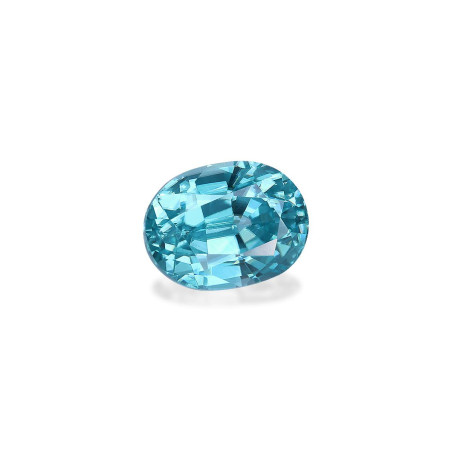 zircon taille OVALE VERT 4.13 carats