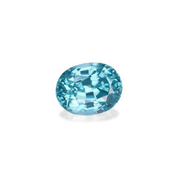 ovaalvormige groene zirkoon van 3,92 karaat