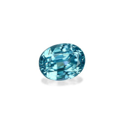 ovaalvormige groene zirkoon van 4,12 karaat