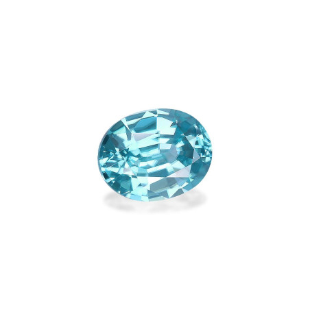 zircon taille 椭圆形 绿色 2.99 carats