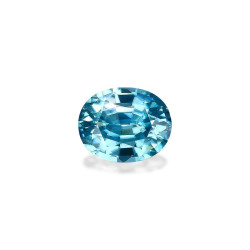 Blauer Zirkon lengte OVAL...