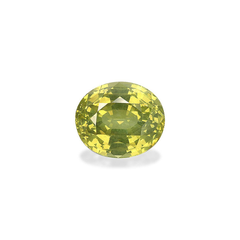 Chrysoberyl taille OVALE VERT 10.35 carats
