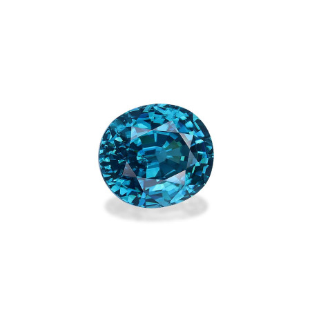 OVAL-cut Blue Zircon Blue 7.28 carats