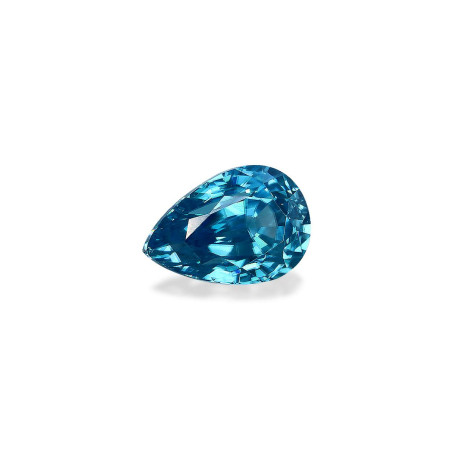 Pear-cut Blue Zircon Blue 7.40 carats