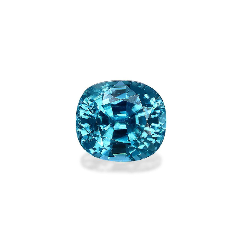 Blauer Zirkon lengte KISSEN Blau 9.64 karaten