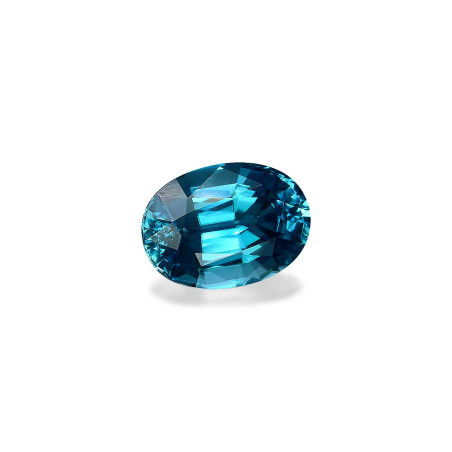 OVAL-cut Blue Zircon Blue 11.72 carats