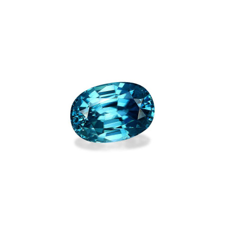 Zircon Bleu taille OVALE Bleu 13.02 carats