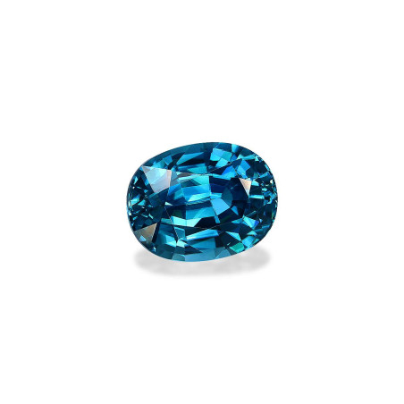 Zircon Bleu taille OVALE Bleu 16.55 carats