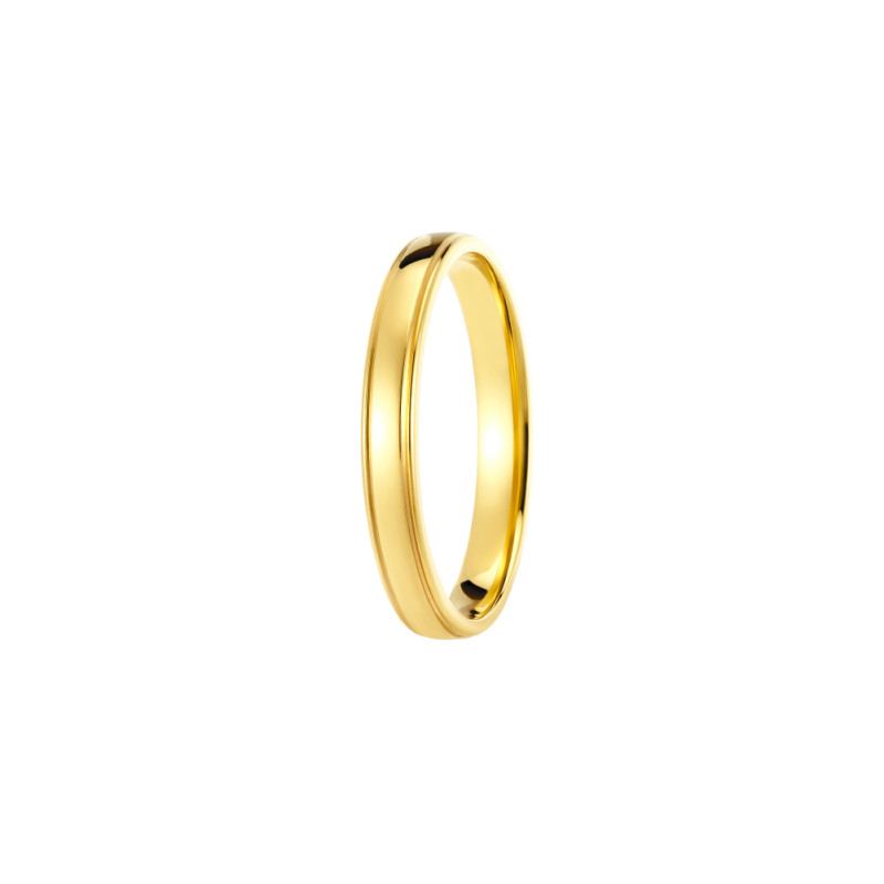 Alianza de matrimonio hombre Monomer – Oro 18K o platino 950