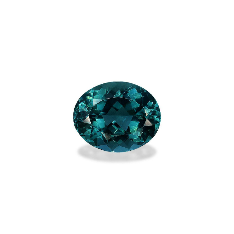 蓝色电气石 taille 椭圆形 蓝绿色 4.41 carats