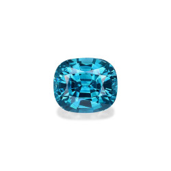 Blauwe Zirkoon kussen geslepen Blauw 11.76 karaat