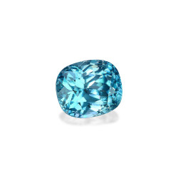 Blauwe Zirkoon kussen gesneden Blauw 24.57 karaat