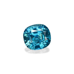 Blauwe Zirkoon kussen geslepen Blauw 16.28 karaat