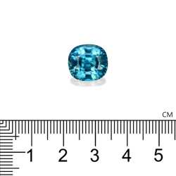 Blauwe Zirkoon kussen geslepen Blauw 16.28 karaat