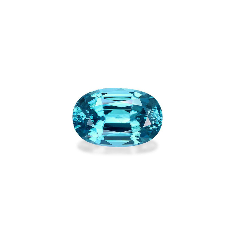 Zircon Bleu taille OVALE Bleu 14.30 carats