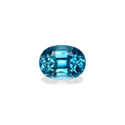 OVAL-cut Blue Zircon Blue...