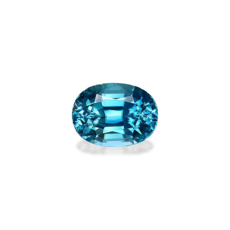 Zircon Bleu taille OVALE Bleu 15.93 carats