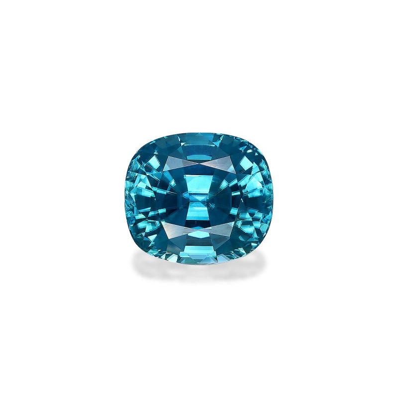 Blauwe Zirkoon kussen gesneden Blauw 14.68 karaat