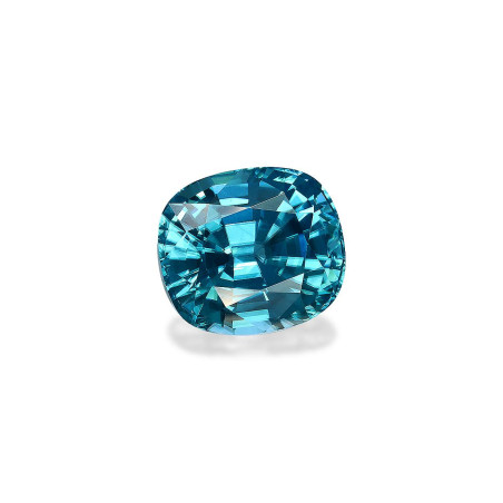Blauer Zirkon lengte KISSEN Blau 14.68 karaten