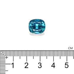 Blauwe Zirkoon kussen gesneden Blauw 14.68 karaat