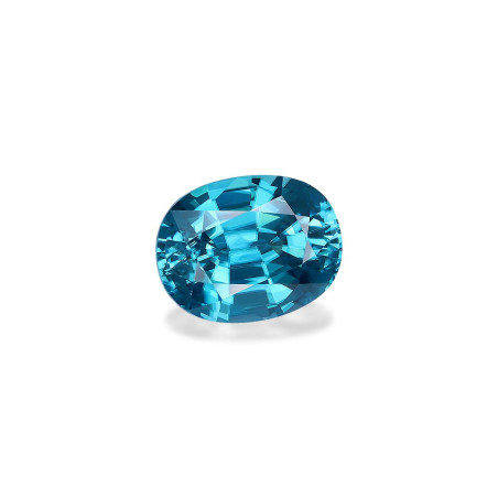OVAL-cut Blue Zircon Blue 12.76 carats