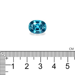 Ovale Blauwe Zirkoon van 12,76 karaat