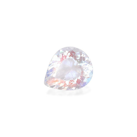 Pear-cut rainbow moonstone White 5.96 carats