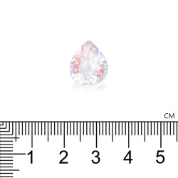 regenboog maansteen peervormig wit 5,96 karaat