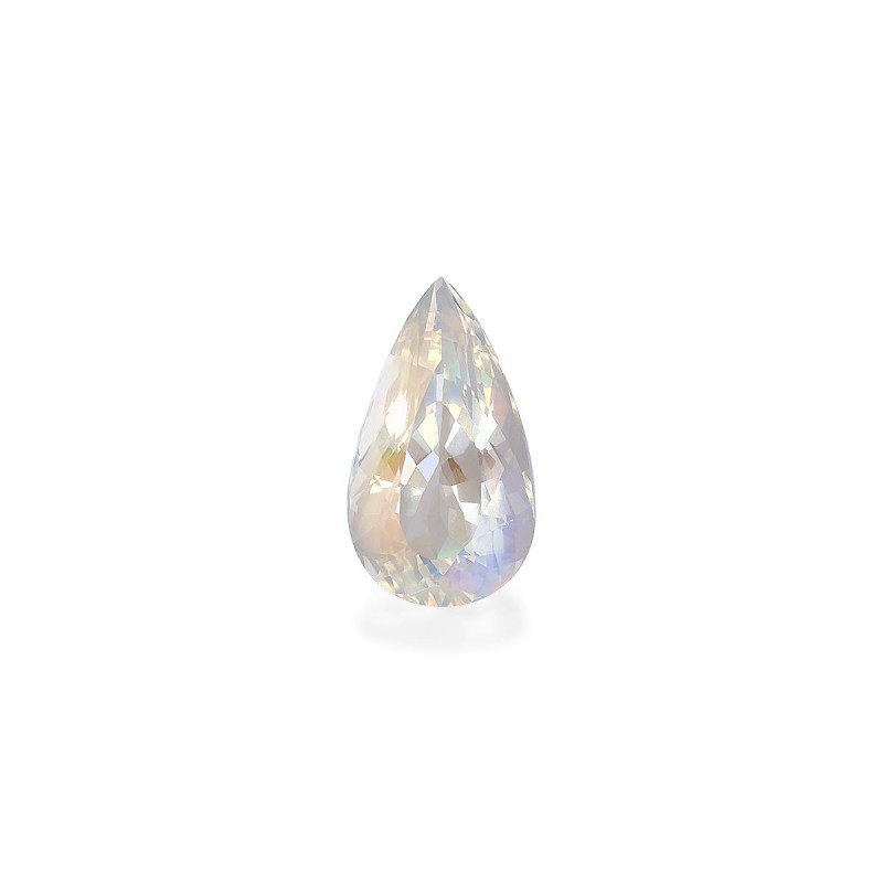 rainbow moonstone الحجم كُمَّثرَى أبيض 11.63 