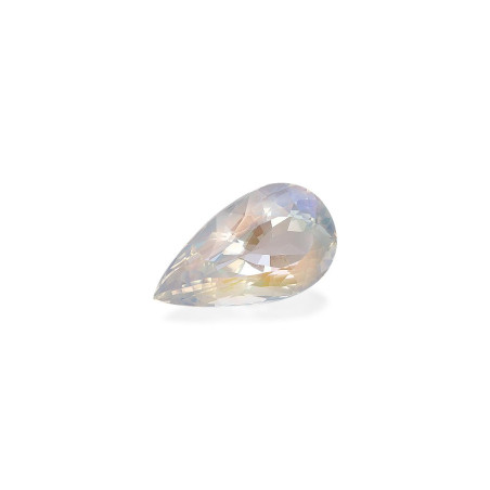 Pear-cut rainbow moonstone White 11.63 carats