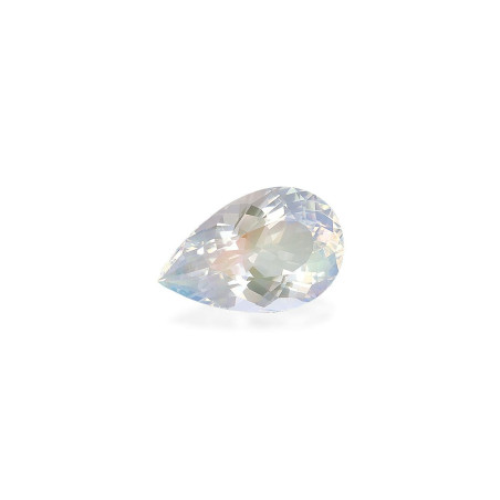 Pear-cut rainbow moonstone White 10.98 carats