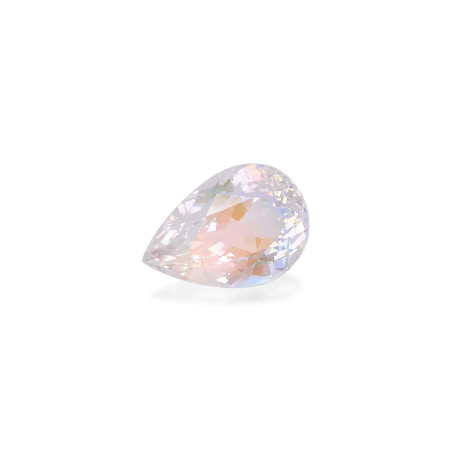 Pear-cut rainbow moonstone White 7.04 carats